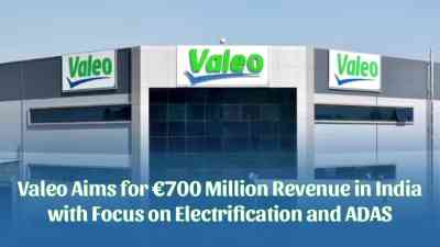 Valeo Aims for €700 Million Revenue in India with Focus on Electrification and ADAS